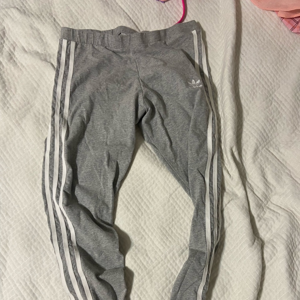 Adidas Grey Joggers, Size:S, good condition